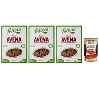 Italian Gourmet Penne Avena Bio pâtes complètes d'avoine sans gluten 3x340g