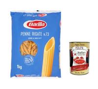 Italian Gourmet Penne Rigate N.73 pâtes de blé dur al dente 6 x 1kg
