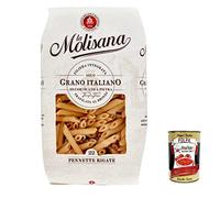 Italian Gourmet Pennette Rigate N.22 pâtes de blé dur au bronze 10 x 500g