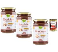 Italian Gourmet Rigoni di Asiago - Pâte à tartiner noisettes & cacao 3 x 650 g - grand format, texture ultra crémeuse, sans huile de palme, idéale petit-déjeuner & pâtisserie + Italian Gourmet Polpa