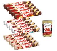 Italian Gourmet Ringo Assortiment Biscuits Sandwich Italiens - Cacao, Vanille & Noisette, cookies fourrés crème, pack maxi 15 x 165 g (2,475 kg) idéal goûter & snack + Italian Gourmet Polpa