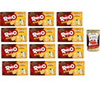 Italian Gourmet - Ringo Cacao Biscuits Sandwich au Cacao, Lot de 12 x 330 g, Biscuits fourrés crème, Goûter & Snack, Format familial, Idéal petit-déjeuner/pause café + Italian Gourmet Polpa