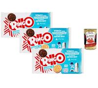 Italian Gourmet - Ringo Vaniglia Biscuits Sandwich à la Vanille, 3 x 330 g, Biscuits fourrés crème vanille, Goûter & Snack, Format familial, Idéal petit-déjeuner, pause café + Italian Gourmet Polpa