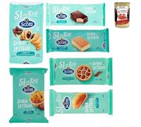 Italian Gourmet Riso Scotti Sì con Riso Assortiment Sans Lactose 7 Pièces 1260 g, Snacks & Goûters Italiens, Sélection de Pâtisseries et Biscuits, Idéal Petit-Déjeuner & Pause + Italian Gourmet Polpa