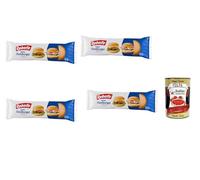 Italian Gourmet Roberto Mini Pains Hamburger Classico 4 x 200 g - Pains Italiens Moelleux pour Mini Burgers, Apéritifs & Buffets + Polpa de Tomates Italienne 400 g