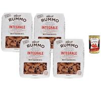 Italian Gourmet Rummo Mezzi Rigatoni Integrali N°51 4 x 500g + Polpa