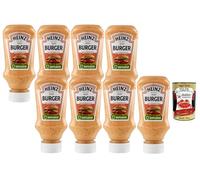 Italian Gourmet Sauce Burger - 8 x 230 g, sauce crémeuse type burger pour burgers & frites, idéale pour cheeseburger, hot-dogs, sandwichs, wraps, nuggets, BBQ + Italian Gourmet Polpa