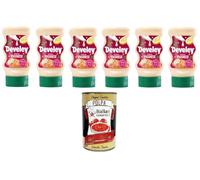 Italian Gourmet Sauce Yogonese au Yaourt 6 x 250ml (1,5L) | Base crémeuse à 29%, délicate et fraîche pour paninis et salades, volume net total 1,5L + Polpa 400g offerte