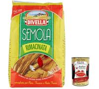 Italian Gourmet De Cecco Huile d’Olive Extra Vierge 100% Italienne 6×1 L (6 Litres) - Pressée à Froid, Saveur Intense Équilibrée, Pour Assaisonnement & Cuisson + Italian Gourmet Polpa