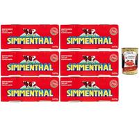 Italian Gourmet Simmenthal Bœuf en Gelée Lot 12 x 215 g (6 x 2 x 215 g) - Viande de bœuf sélectionnée, spécialité italienne en gelée végétale, prêt à déguster, idéal salades + Italian Gourmet Polpa