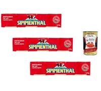 Italian Gourmet Simmenthal Viande de bœuf en gelée - 3 packs x (3x70 g) (total 9 portions), morceaux sélectionnés, prête à servir, idéale salade, sandwich, pique-nique + Italian Gourmet Polpa 400g