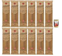Italian Gourmet Spaghetto Quadrato Integrale N.1 pâtes complètes 12 x 500g