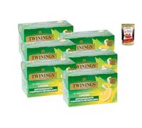 Italian Gourmet Thé Vert Citron 6 x 20 Sachets de 2 g - Infusion Thé Vert Aromatisé Citron Saveur Fraîche + Italian Gourmet Polpa Tomates Italiennes 400 g