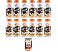 Italian Gourmet Zymil Benefit Protein Vanille 12 x 250ml (3L) | Sans lactose, très digeste, goût doux, portions UHT pratiques, volume net total 3L + Polpa 400g offerte