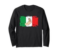 Italian Hand Gesture Italy Flag Funny Italiano Ma Che Vuoi? Manche Longue