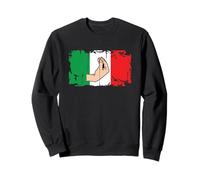Italian Hand Gesture Italy Flag Funny Italiano Ma Che Vuoi? Sweatshirt