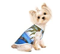 Italian Island Fisherman Village Vêtement pour petit chien Gilet respirant léger doux Apparence de personnalité exquise Bonne rétention de la chaleur.