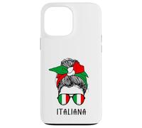 Italian Italiana Girl Italian Heritage Italy Flag Coque pour iPhone 13 Pro Max