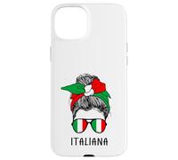 Italian Italiana Girl Italian Heritage Italy Flag Coque pour iPhone 15 Plus