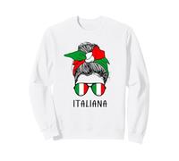 Italian Italiana Girl Italian Heritage Italy Flag Sweatshirt