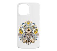 Italian Majolica Teddy Bear Shirt Lemon Sicilian Ceramic Art Coque pour iPhone 13 Pro Max