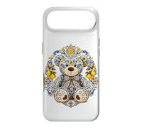 Italian Majolica Teddy Bear Shirt Lemon Sicilian Ceramic Art Coque pour iPhone Air