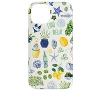Italian Mediterranean Lemon Olive Summer Aesthetic Coque pour iPhone 14