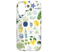 Italian Mediterranean Lemon Olive Summer Aesthetic Coque pour iPhone 17