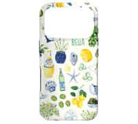 Italian Mediterranean Lemon Olive Summer Aesthetic Coque pour iPhone 17 Pro