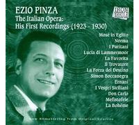 Italian Opera-First Recordings by Ezio Pinza