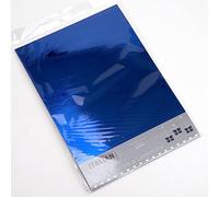 Italian Options Lot de 10 feuilles de papier cartonné miroir 250 g/m², format A4, bleu roi