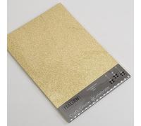 Italian Options Lot de 10 feuilles de papier cartonné pailleté 250 g/m², format A4, doré