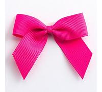 Italian Options Lot de 12 nœuds en Ruban Gros-Grain Auto-adhésifs 5 cm de Largeur Rose Vif