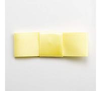 Italian Options Lot de 12 nœuds plats en satin auto-adhésifs - 5 cm de large - Citron
