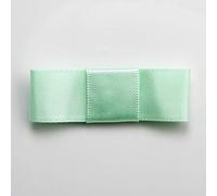 Italian Options Lot de 12 nœuds plats en satin auto-adhésifs - 5 cm de large - Menthe