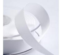 Italian Options Ruban de satin blanc 25 mm de large x 25 m