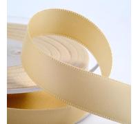 Italian Options Ruban de satin Crème 38 mm x 25 m
