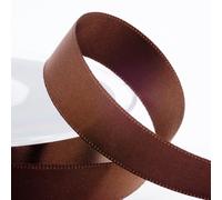 Italian Options Ruban de satin marron 38 mm de large x 25 m