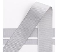 Italian Options Ruban gros-grain argenté 38 mm x 10 m