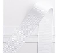 Italian Options Ruban gros grain Blanc 38 mm x 10 m
