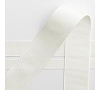 Italian Options Ruban gros grain Ivoire 25 mm x 10 m