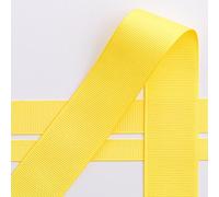 Italian Options Ruban gros grain Jaune 10 mm x 10 m