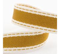 Italian Options Ruban sergé de Coton 15 mm x 10 m - Doré