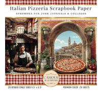 Italian Pizzeria Scrapbook Paper: Ephemera For Junk Journals & Collages