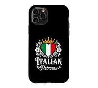 Italian Princess Italy Flag Proud Italian Girl Coque pour iPhone 11 Pro