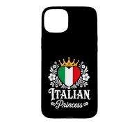Italian Princess Italy Flag Proud Italian Girl Coque pour iPhone 15 Plus