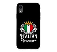 Italian Princess Italy Flag Proud Italian Girl Coque pour iPhone XR