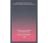 Italian Private Law, University Of Texas at Austin Studies in Foreign and Transnational Law Guido Alpa, Vincenzo Zeno-Zencovich (Auteur)