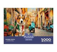 Italian Puppy Puzzle 1000 Pièces Educa Jouet en Bois Divertissement Créatif De l'art De La Décoration Jeu Éducatif Challenge Toy pour Adultes Et Enfants À Partir De 12 Ans 70x50cm/1000pcs