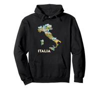 Italian Roots Carte Souvenir de Rome, Venise, Milan, Toscane, Italie Sweat à Capuche